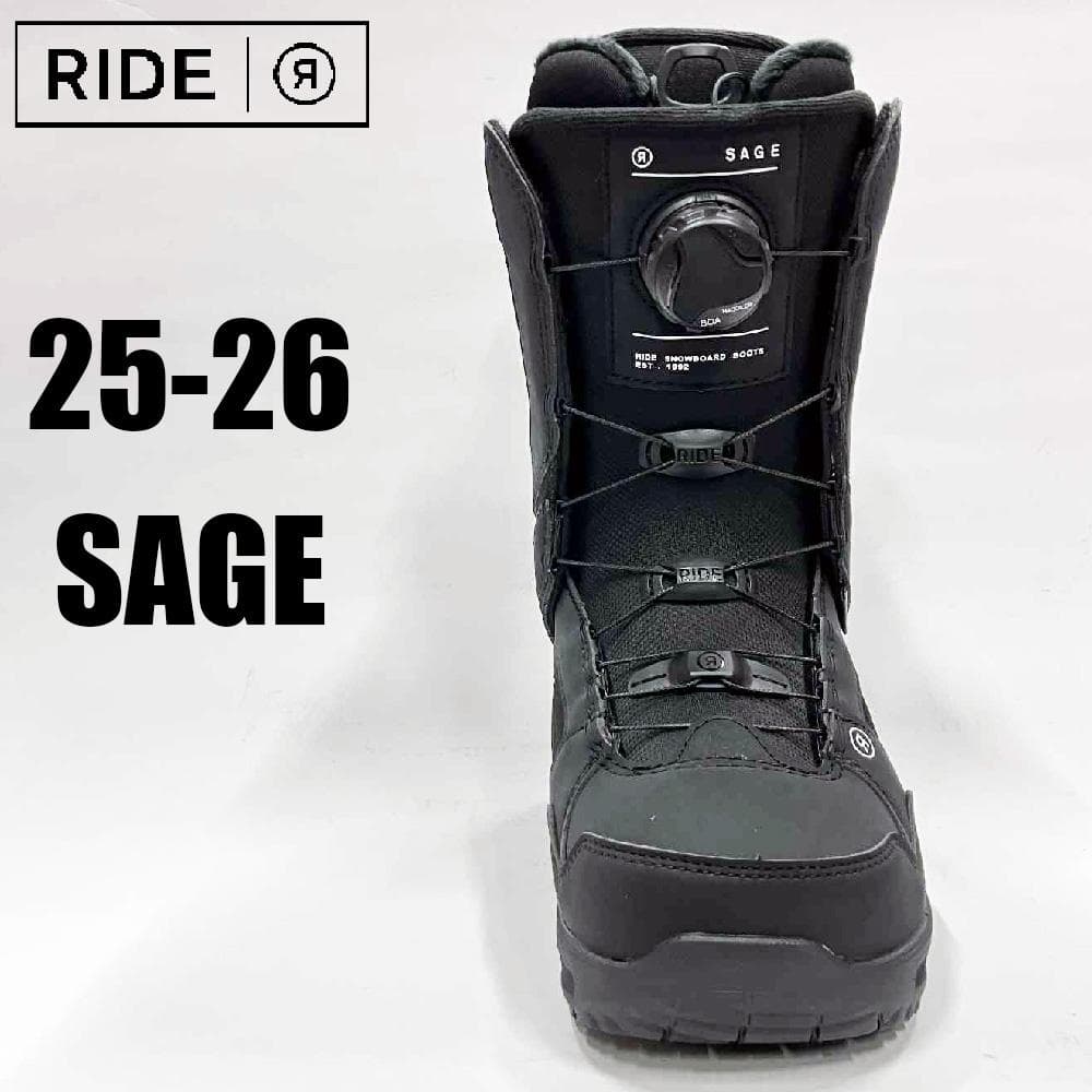【新品】25-26 RIDE SAGE 23.0cm 女性用スノーボードブーツ