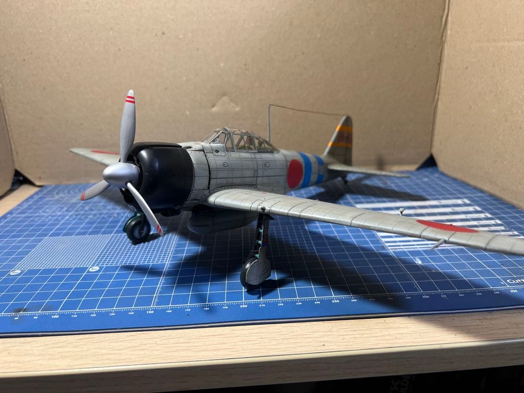 童友社 1/32 零戦21型 「真珠湾攻撃隊」 完成品