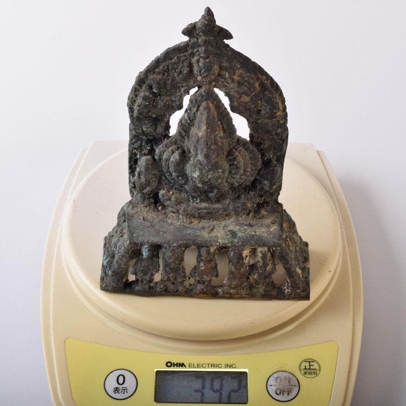 中国　古銅青銅　チベット仏　仏像　置物　　V　R8396