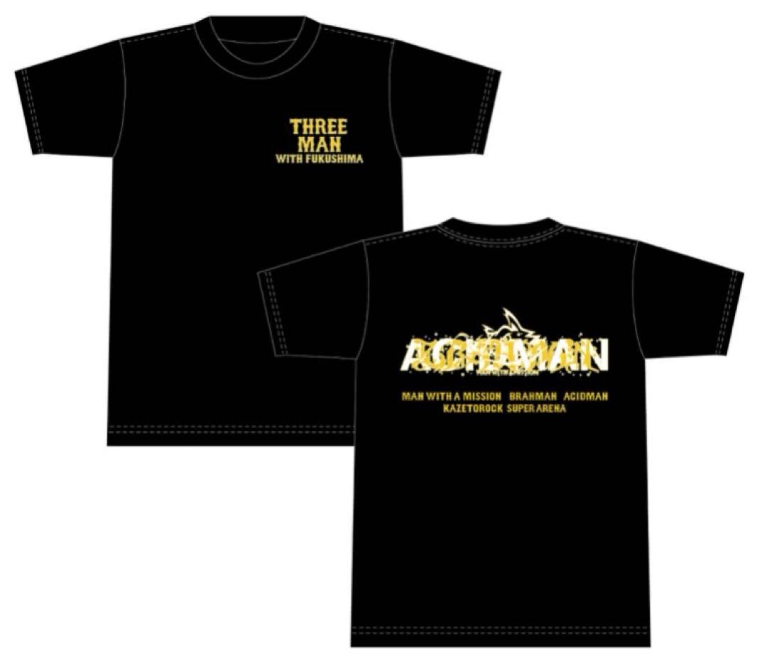 風とロック 2024 スリーマンTシャツ XXL❽マンウィズ※BRAHMAN