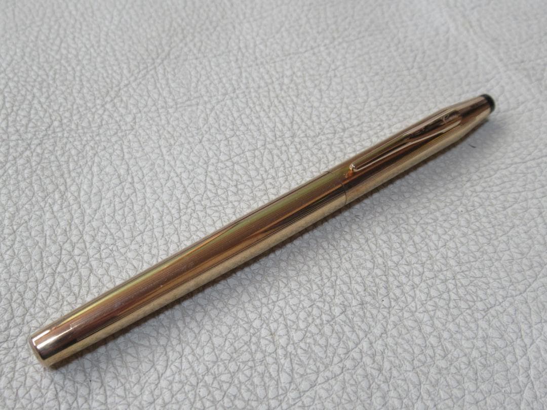 希少美品 1980年代◆クロス 14K金張りクラシックセンチュリー フェルトペン