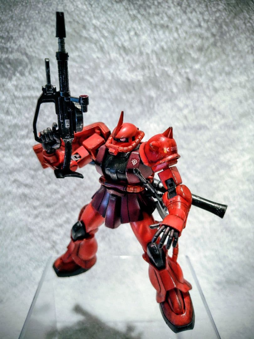 塗装済み完成品　シャア専用　セット売り　RGズゴック　HGザクⅡ HGゲルググ