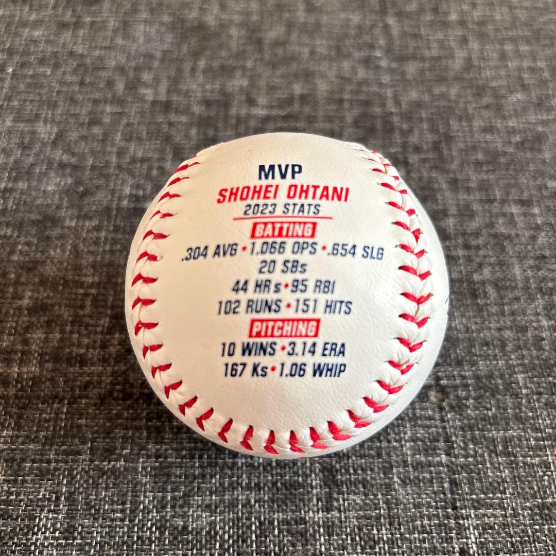 大谷翔平 エンゼルス MVP記念ボール 2023年 2回目受賞