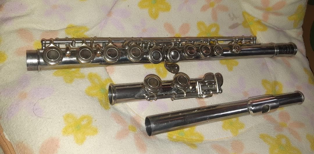 格安　(^^♪　MIYAZAWAフルート　MS70　リップ銀製　懐かし人気モデル