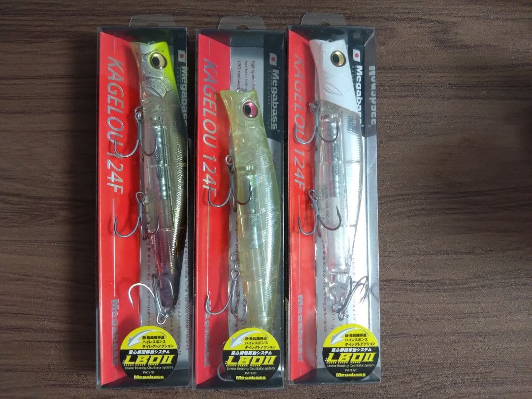新品　Megabassメガバス　カゲロウ124F、100F、98F　17点まとめ
