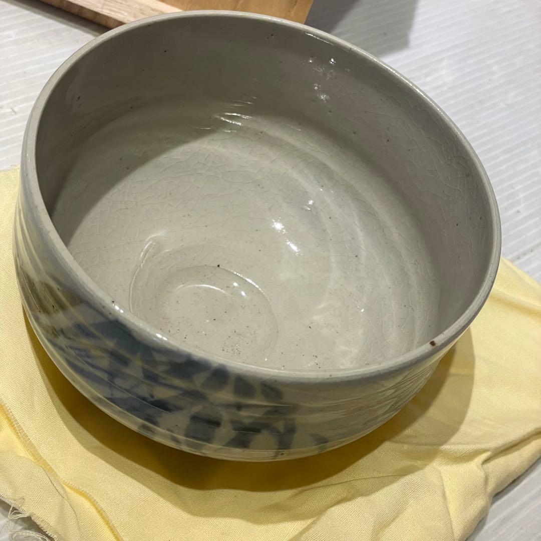 新品　鳥取県　浦富焼　白磁　茶碗　抹茶碗　コレクション　インテリア