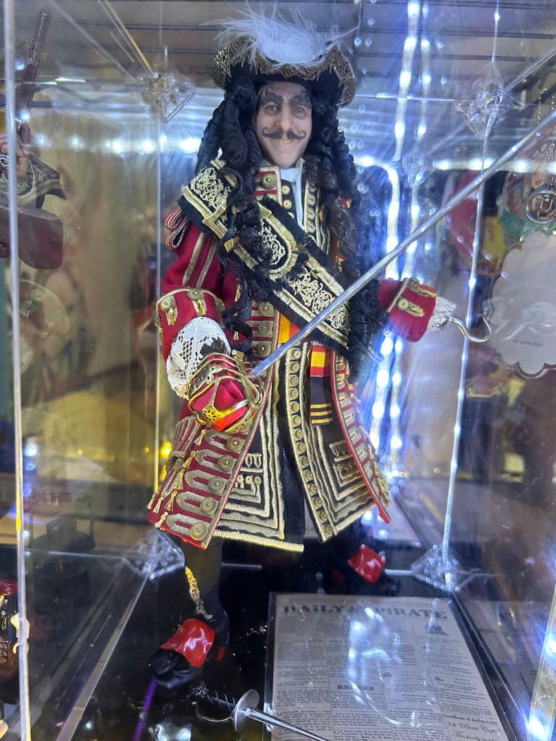 映画HOOK1/6カスタムフィギュア ダスティンホフマンフック船長ホットトイズ系