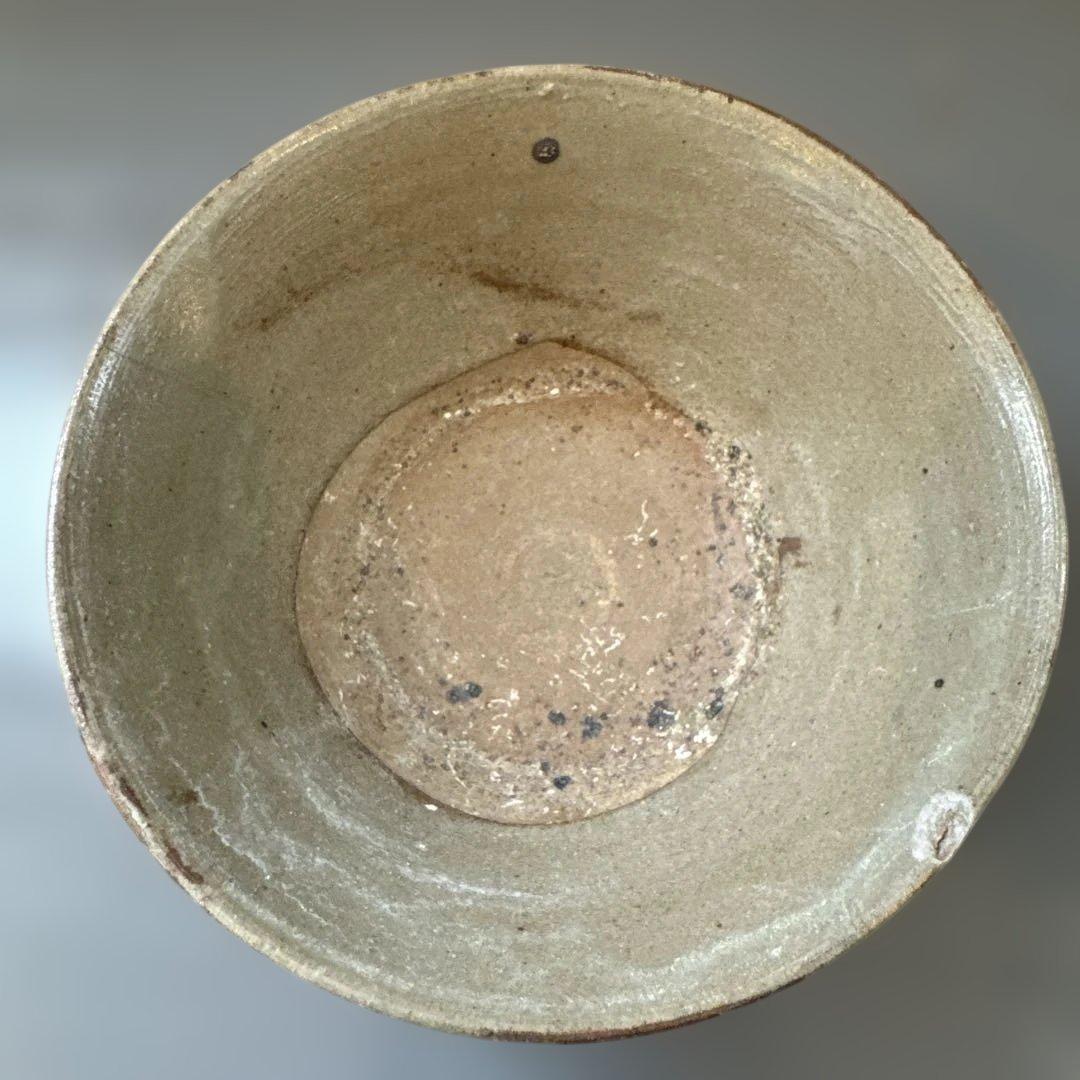 湧田焼.灰釉椀