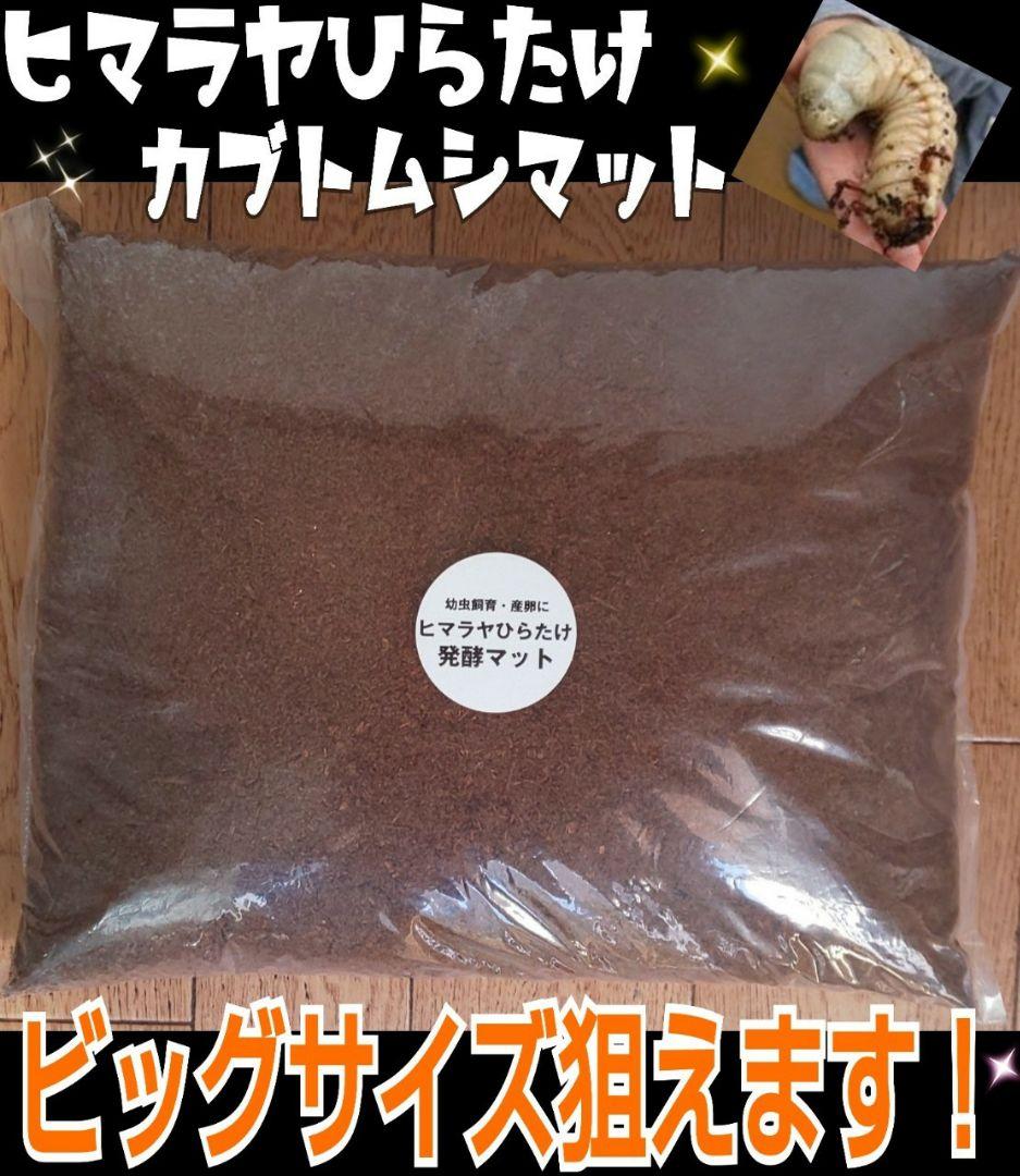 80リットル☆ヒマラヤひらたけ発酵カブトムシマット　幼虫が巨大化します！栄養抜群