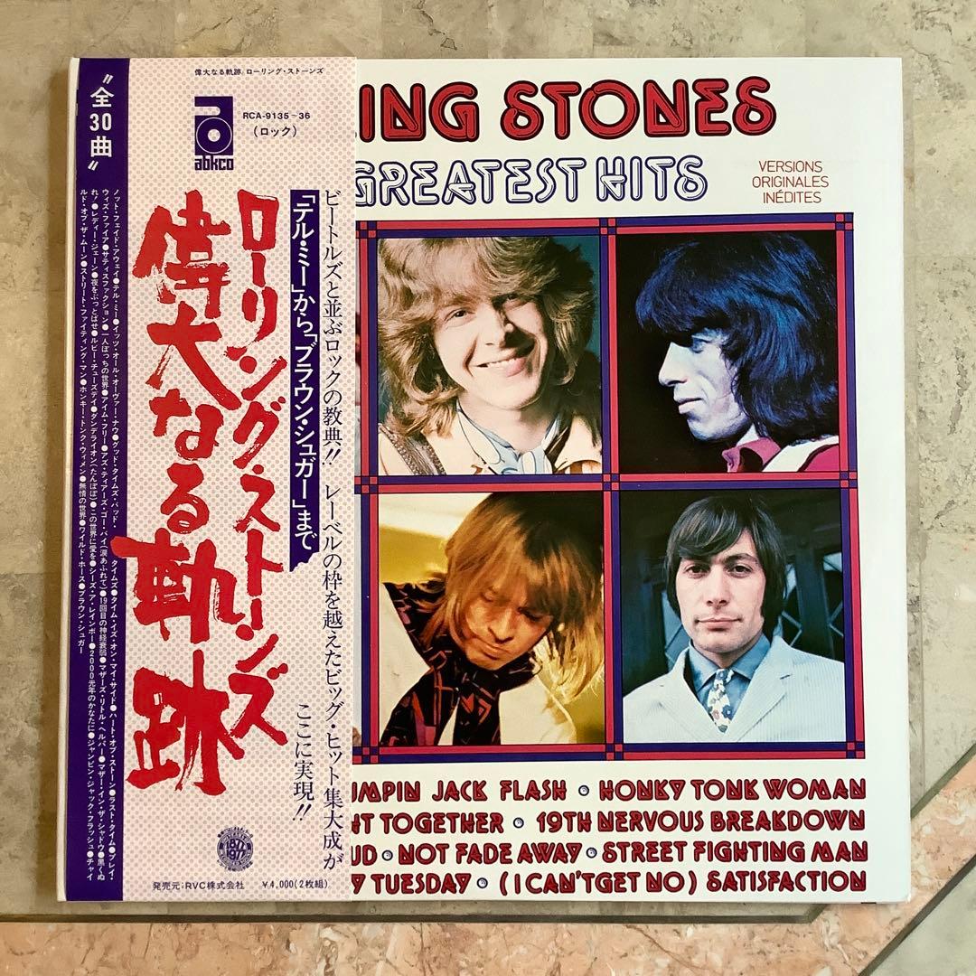 激レア!非売品! レコード新品! ローリングストーンズ 2枚組 ベスト30曲
