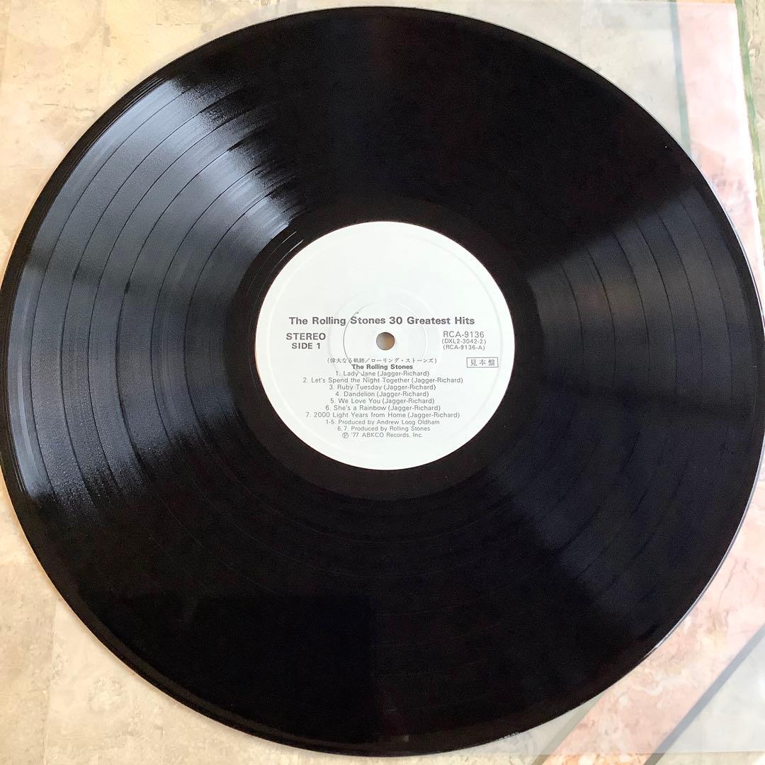 激レア!非売品! レコード新品! ローリングストーンズ 2枚組 ベスト30曲