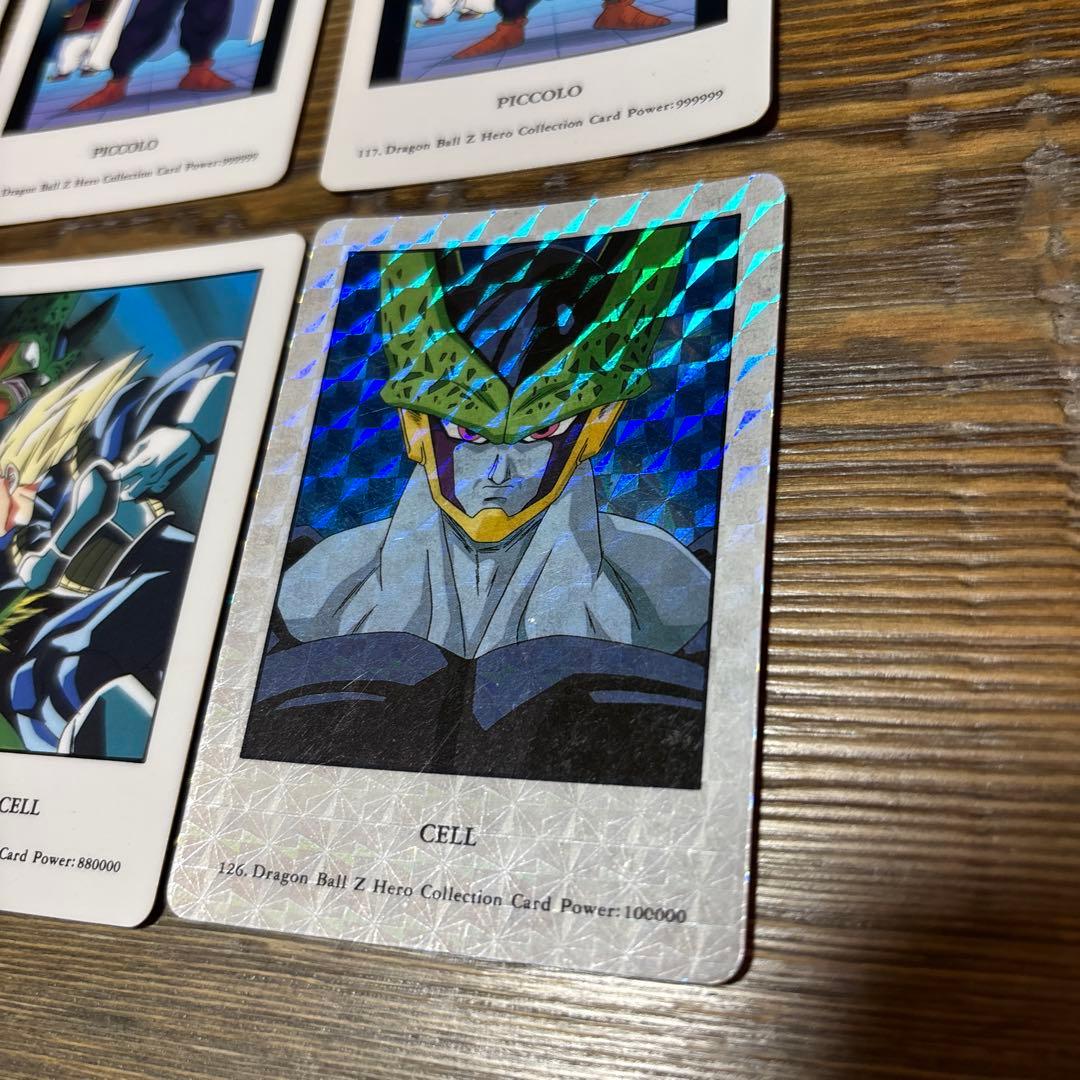 Vintage レア キラカード３枚 ドラゴンボールZ ヒーローコレクション