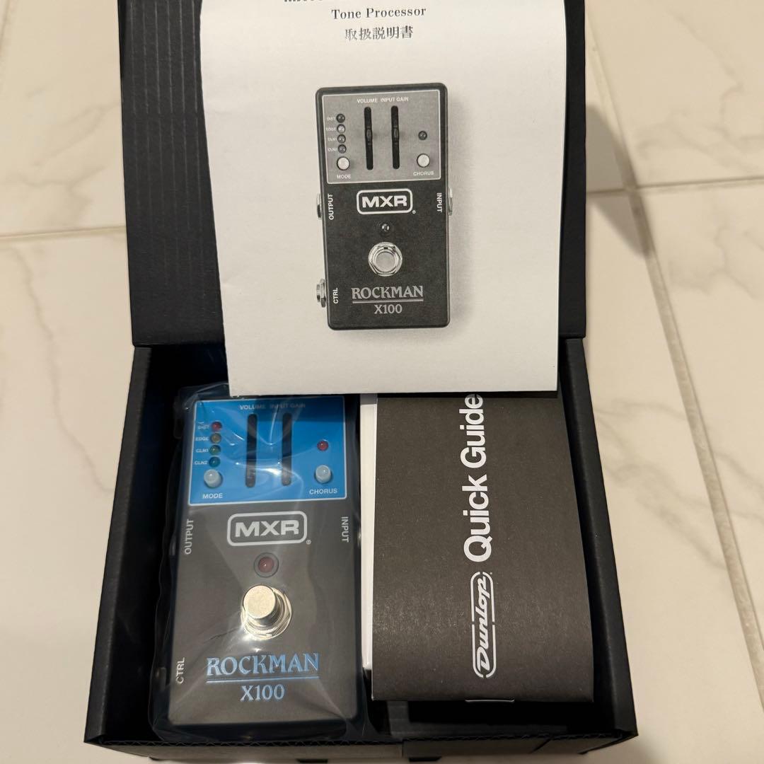 新品　mxr rockman x100 analog tone B'z 松本孝弘