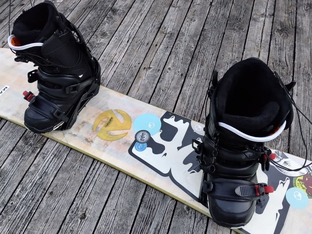 スノーボード 3点セット RIDE DH 159cm ビン ブーツ 28cm