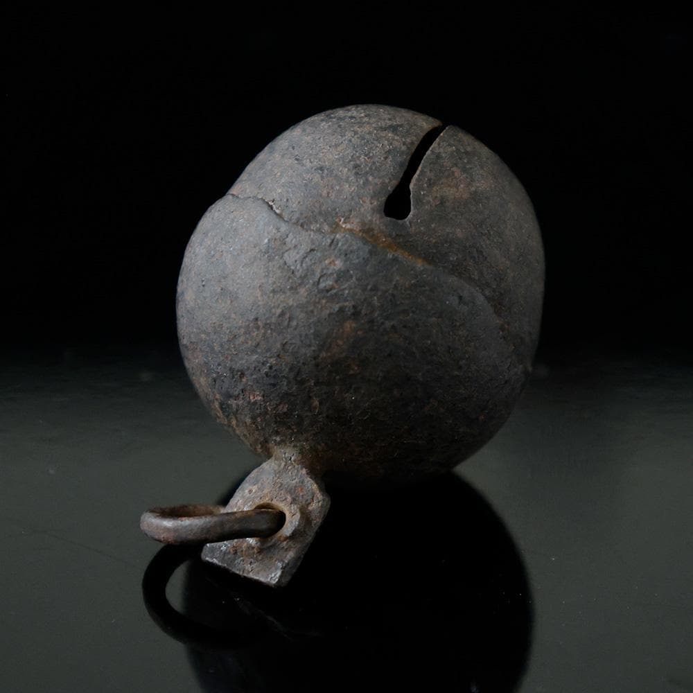珍品 時代年代物 古鈴 鳴り物 飾り 古道具 古民具 古美術 時代箱 黄布