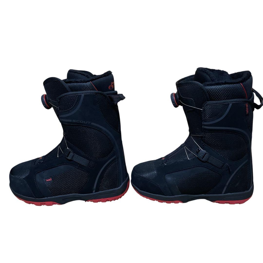 【極美品】HEAD SCOUT スノーボードブーツ BOA 25㎝ メンズ