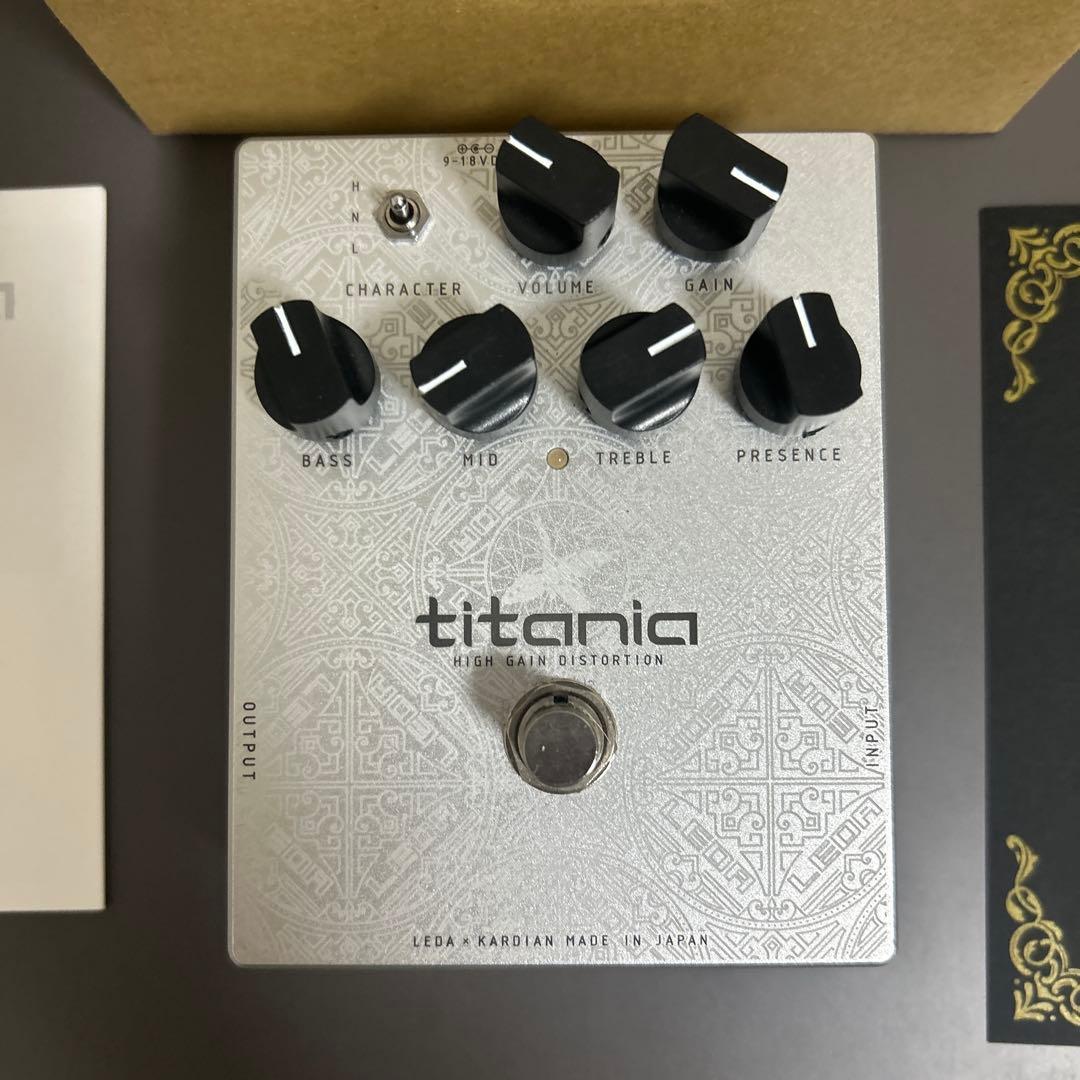 titania KARDIAN エフェクター　カージアン　Leda サイン付