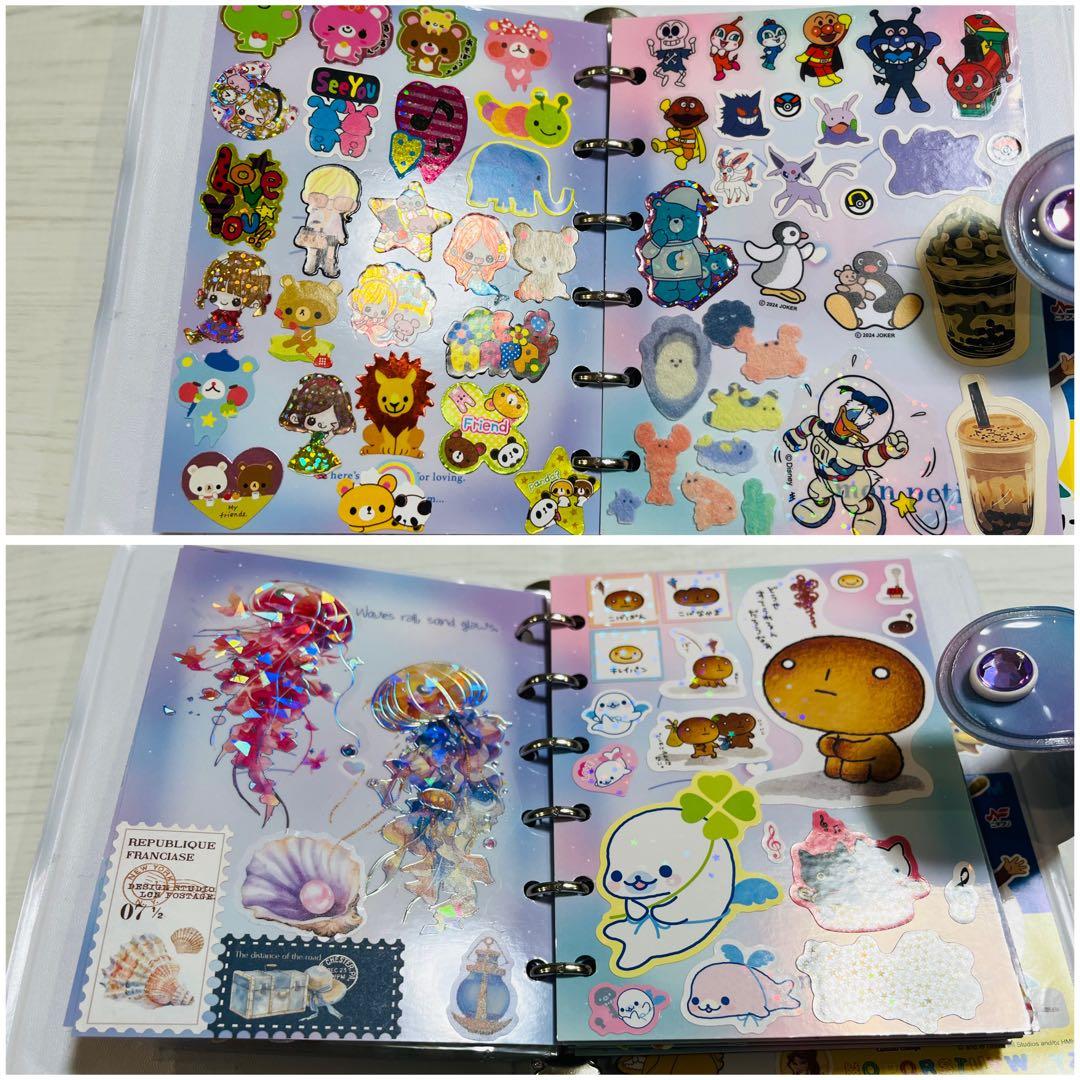 平成レトロ　シール帳完成品　フレークシール　まとめ売り