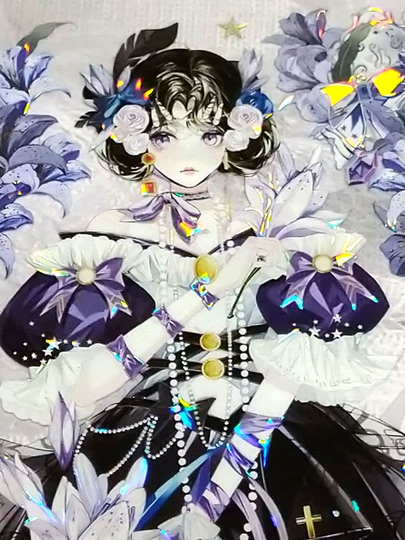 J957＃礼遇紫合(贝壳光)solo切り売り海外人物マステ女の子