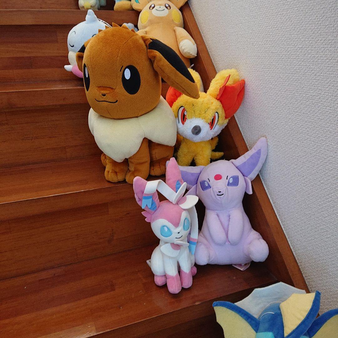 まとめてポケモンぬいぐるみ38体　Pokémonセンターほかで購入収集 でっかい