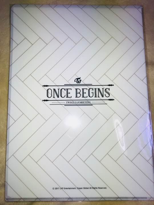 TWICE ONCE BEGINSナヨン   公式クリアファイル