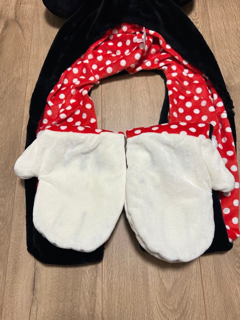 【美品】ミニー　マフラーキャップ