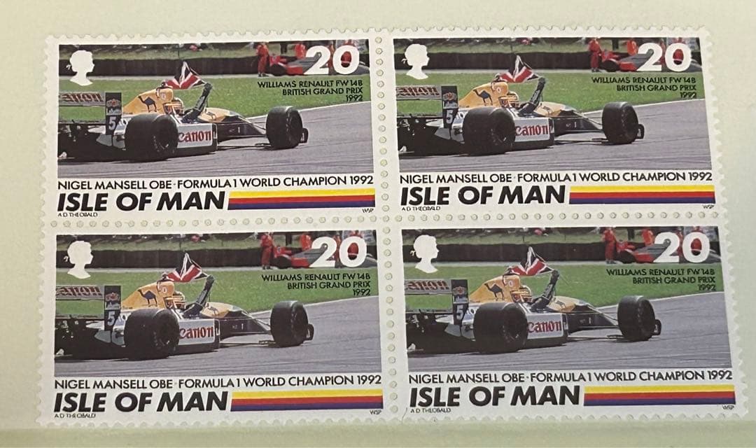 ナイジェル マンセル 切手 記念切手 海外 F1