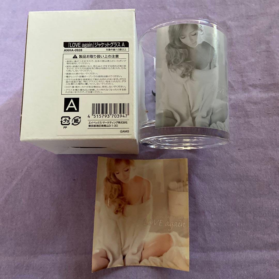 浜崎あゆみ アルバム『LOVE again』ジャケットグラス　全3種