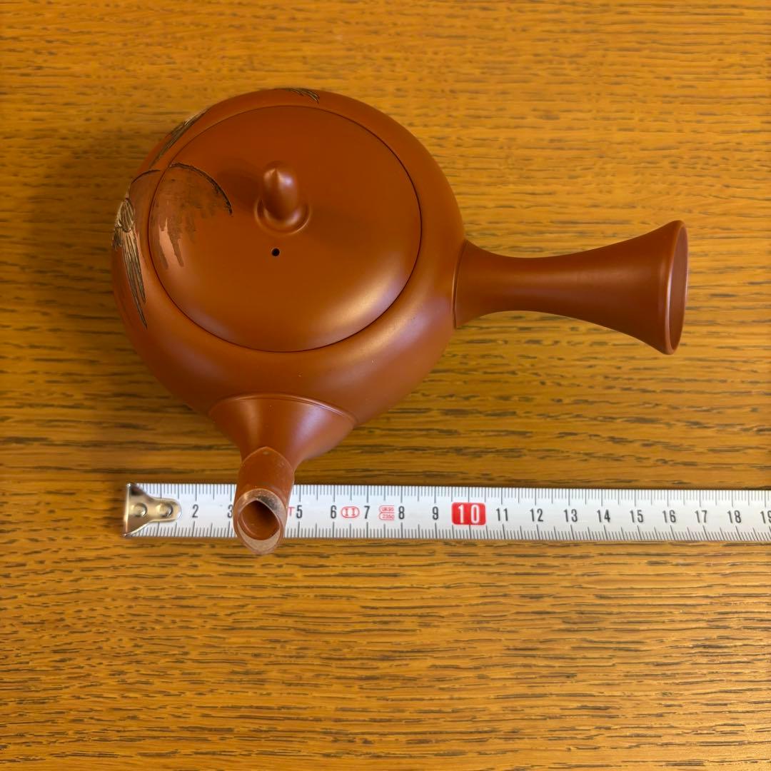 吉川雪堂造、常滑焼　朱泥　急須　茶道具　茶器