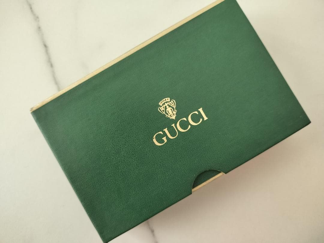 プ*ん様 【未開封】GUCCI トランプ2個 ボックス付き　オールドグッチ　ビン