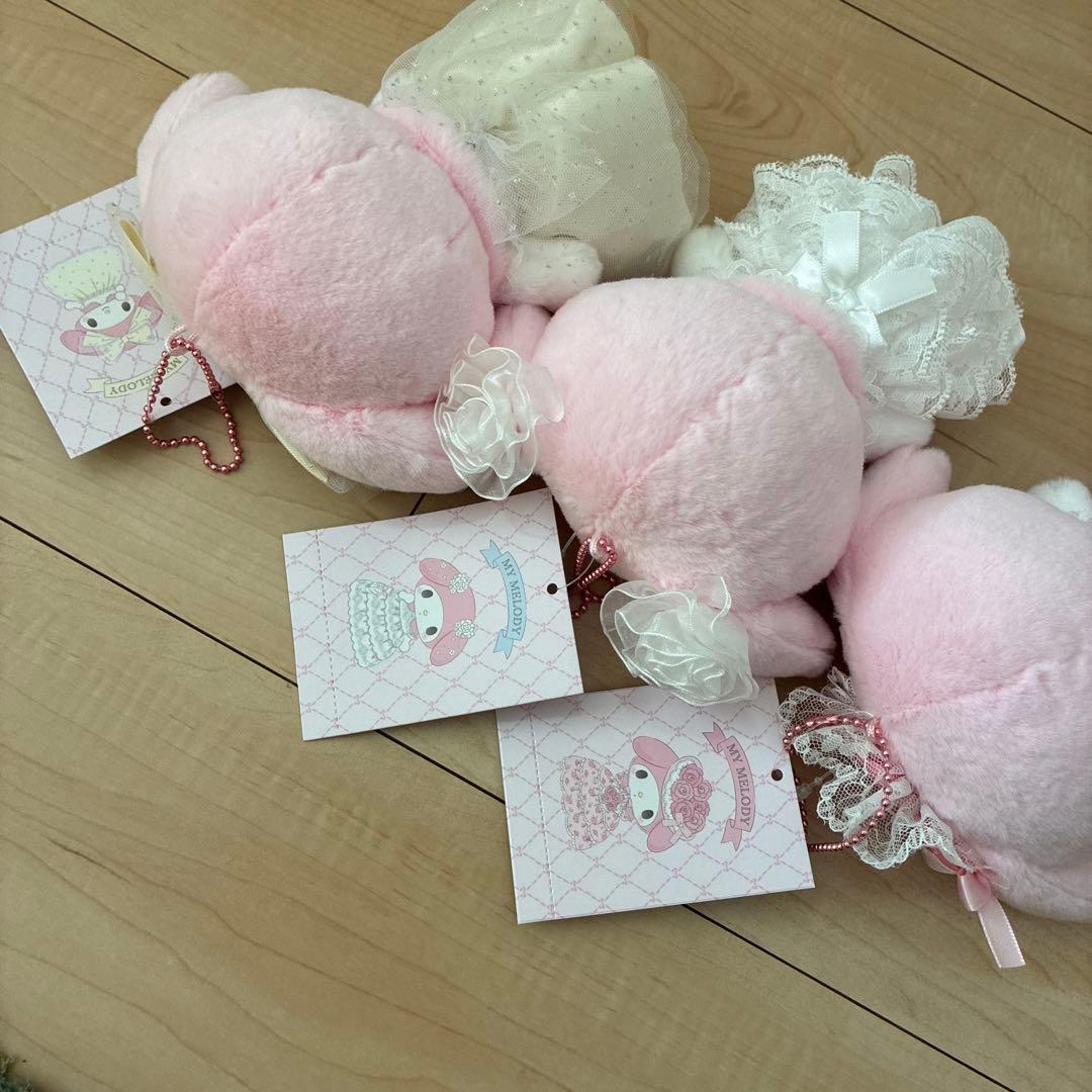 レディマイメロディ マイメロ　マスコットホルダー3点セット