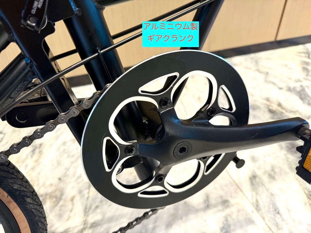 【PANLOVA】三つ折り折りたたみ自転車SHIMANO7段変速ディスクブレーキ