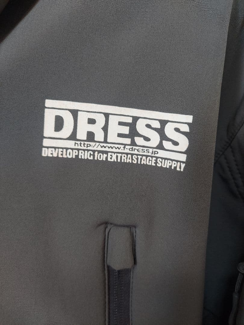 DRESS フード付きグレージャケット Mサイズ