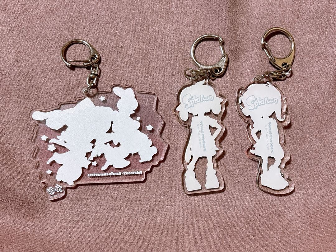 スプラトゥーン アクリルキーホルダー 3個セット