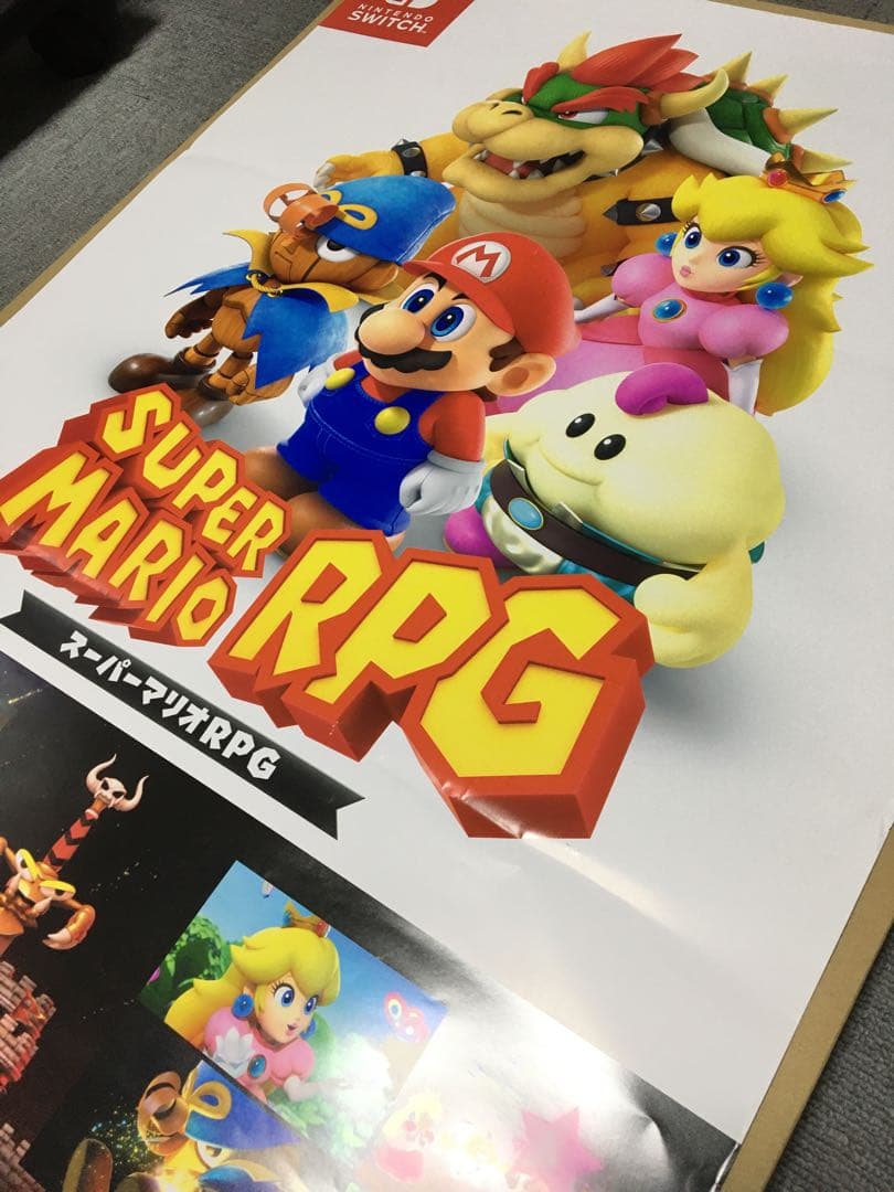 スーパーマリオRPG 非売品B2ポスター switch 任天堂