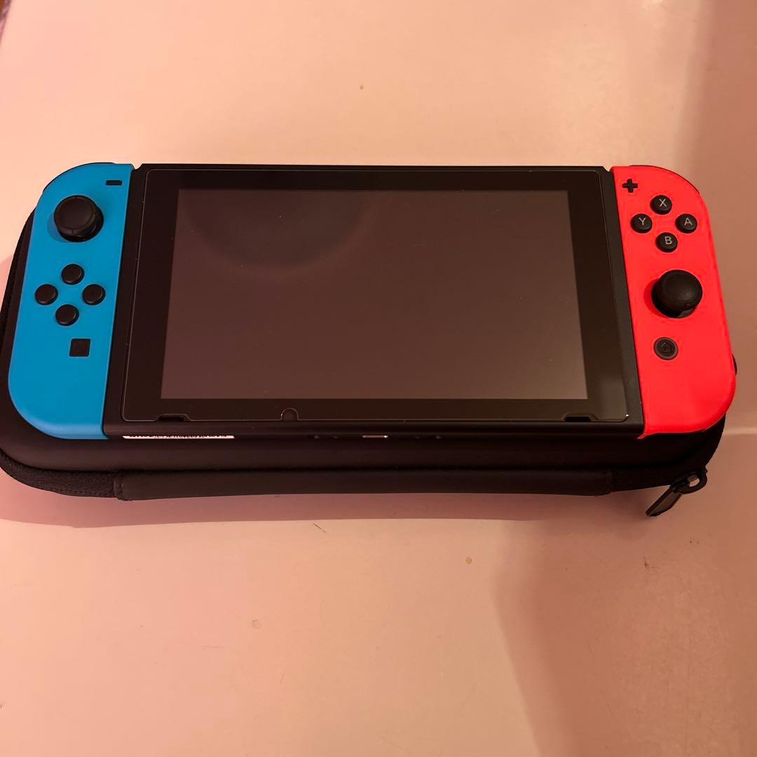 ⭐︎美品⭐︎任天堂Switch 本体バッテリー強化版 ケース、コントローラのみ
