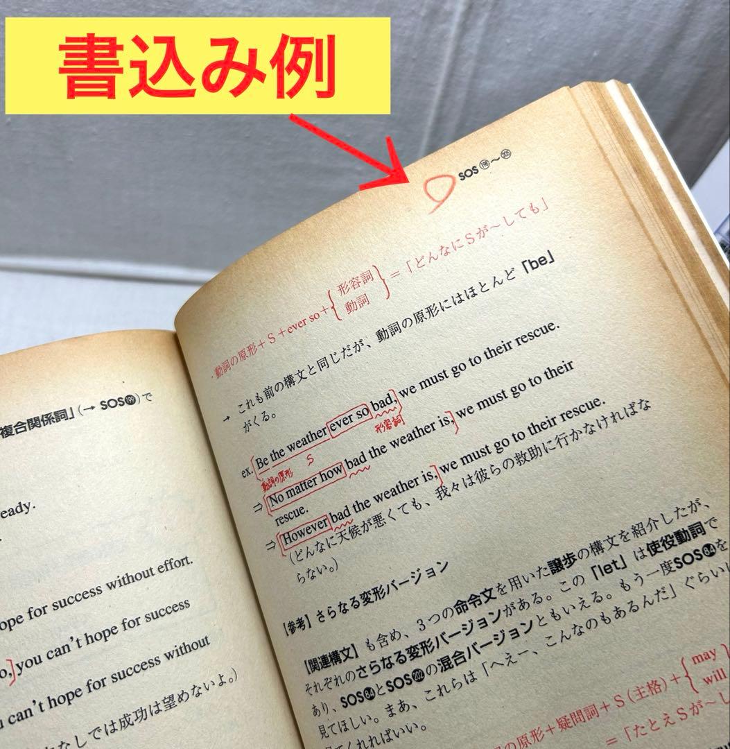 【上下巻2冊セット】英語構文SOS!!