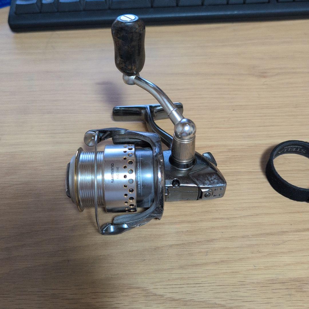 超美品 シマノ 01ステラFW2500S 夢屋ハンドル