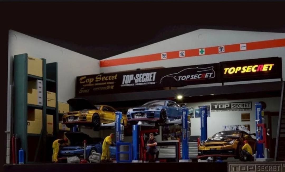 東京オートサロン2026 TOPSECRET DIORAMA ジオラマセット