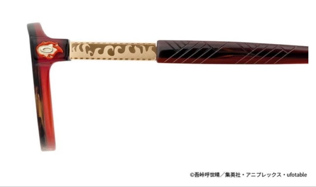 鬼滅の刃 Zoff コラボ メガネ 煉獄杏寿郎モデル メガネケース メガネ拭き