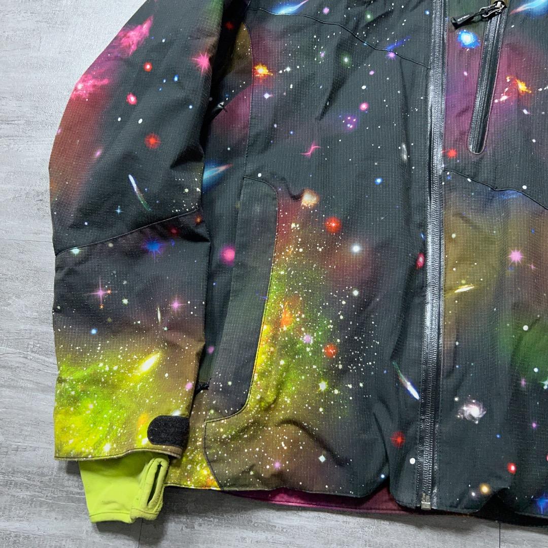 FABLICE ファブリス 総柄 宇宙 スキーウェア フルオープン ジップ S