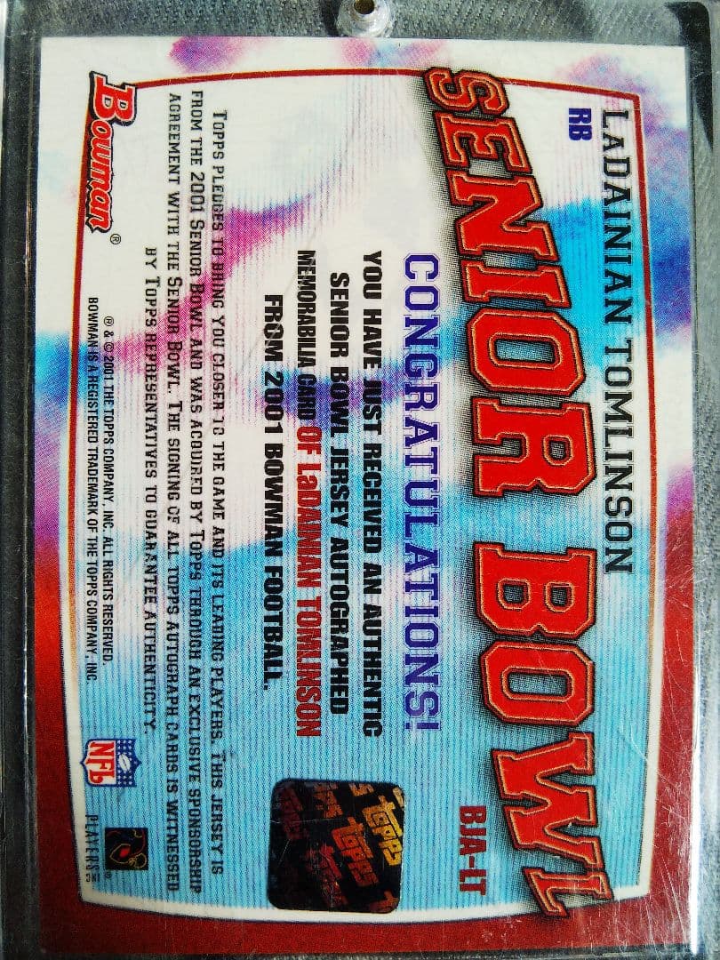 その他 Bowman Relics Auto LaDainian Tomlinson
