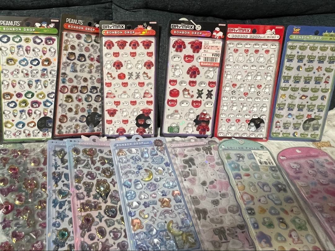 ボンボンドロップシール　まとめ売り　うるちゅる　コットンパフィー