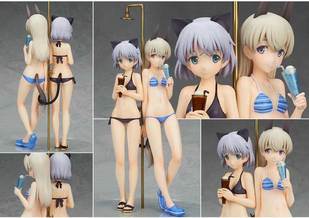 ストライクウィッチーズ2 サーニャ＆エイラ 水着Ver. 1/8　[アルター]
