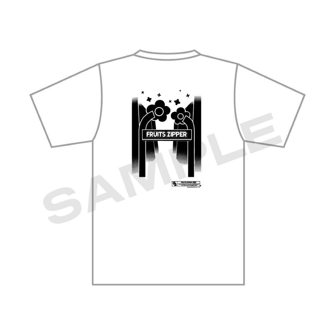 【新品未開封】FRUITS ZIPPER 定番Tシャツ 推しアピ　ホワイト　XL