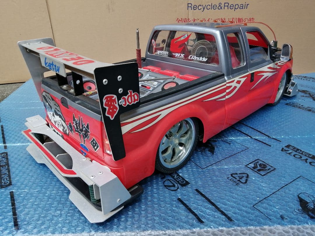 完全オリジナル 我流 ラッセル車風 マッドマックス カスタム ラジコン 戦う車編
