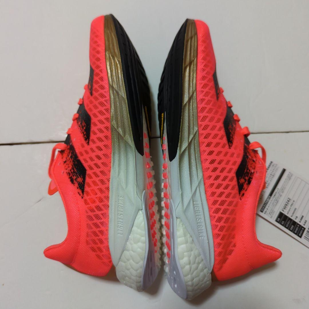 adidas FW9242 adizero PRO W ランニング オレンジ