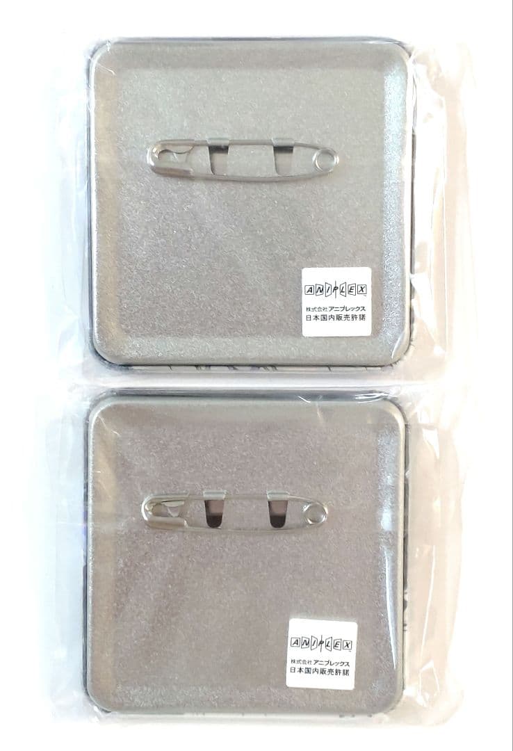 鬼滅の刃　モクテルバー　ロト第2弾　グリッター缶バッジ　冨岡義勇　2点