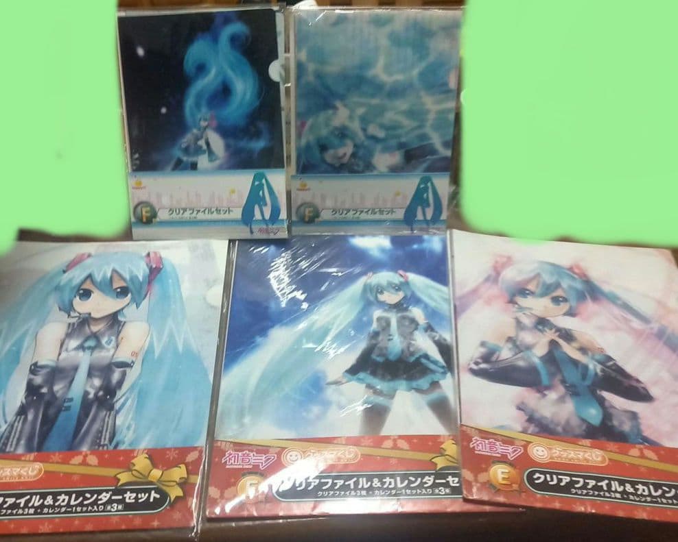 ☆おまけ付★☆初音ミク☆クリアファイル☆3D☆大量セット☆マジカルミライ♪