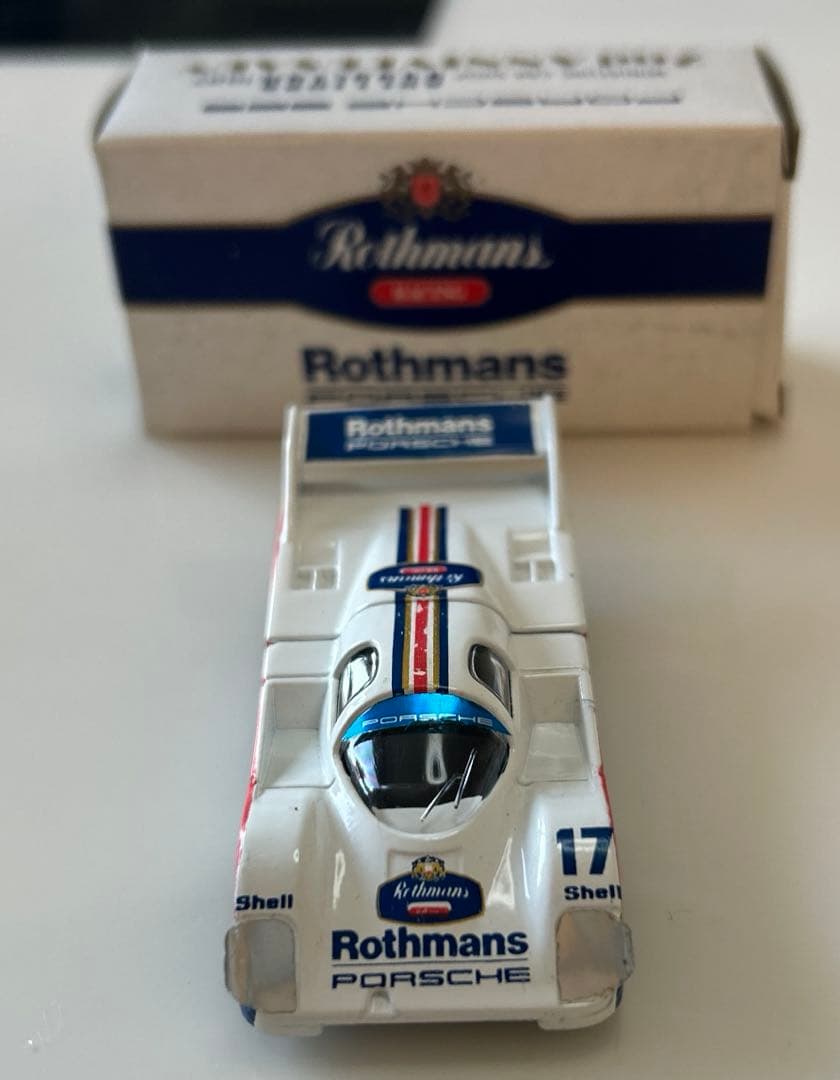 トミカ ガリバー特注　ポルシェ 956 ロスマンズ　日本製　TOMICA